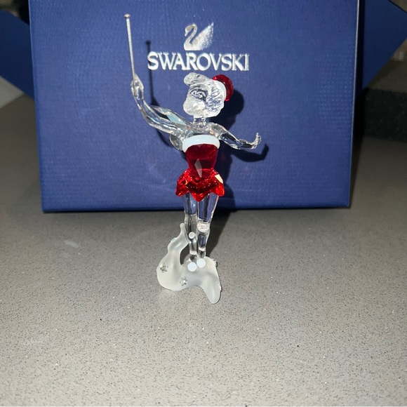 Swarovski Tinkerbell Christmas Mrs Claus 2012 Red Retired Rare Box COA - Picture 6 of 12